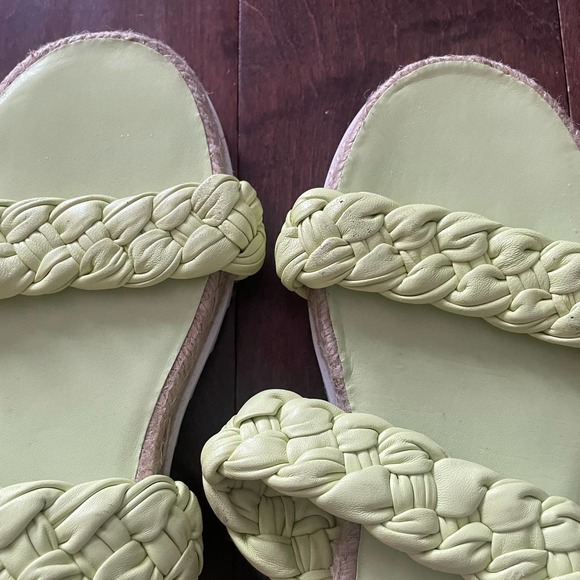 marc fisher Jaime green braided sandals size 9 - Picture 4 of 4